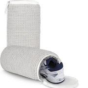 Grey trainer wash bags, two-pack